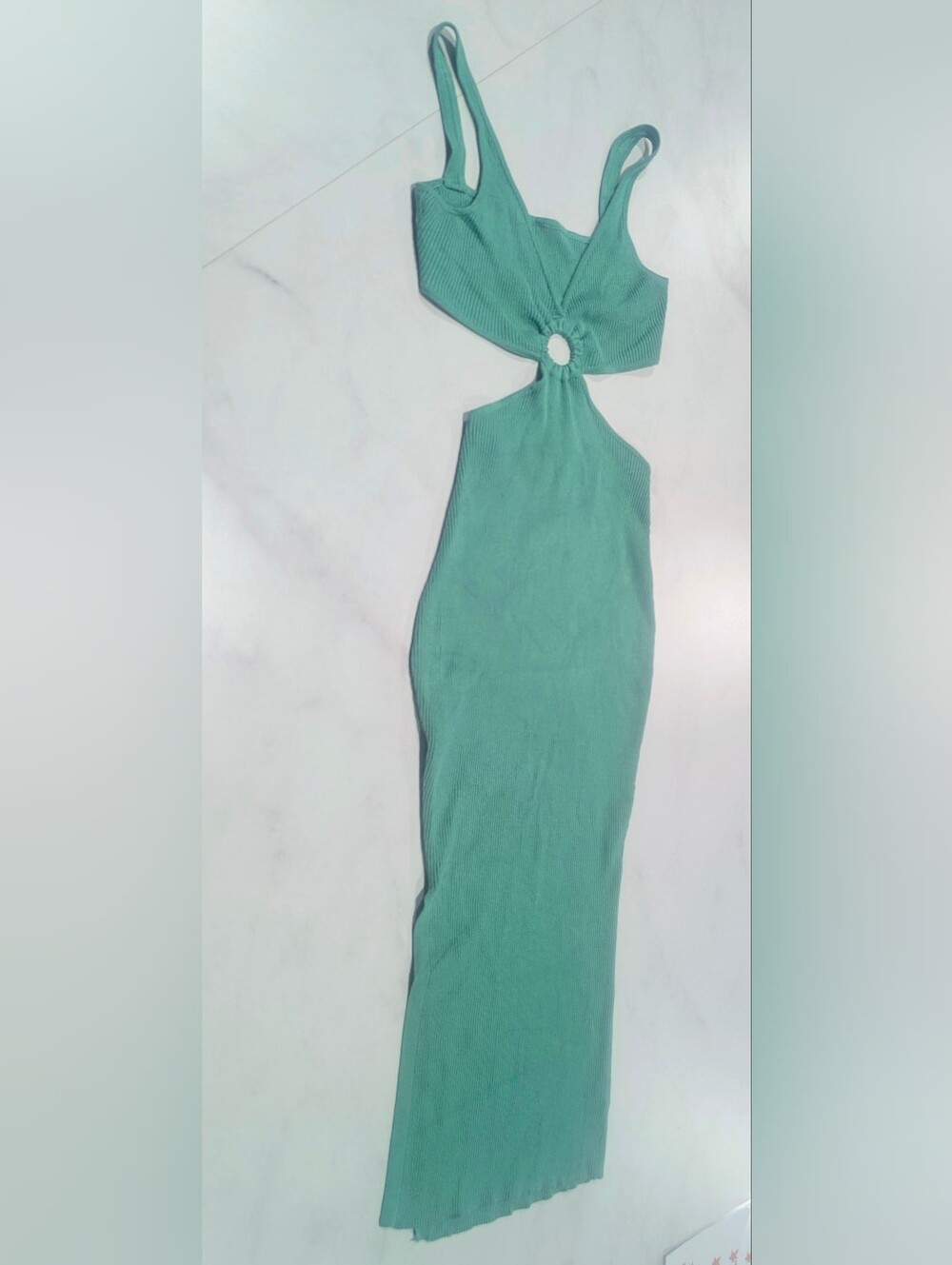 Princess Polly Mint Green Cutout Maxi Dress